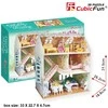 CUBICFUN 3D dėlionė (vidutinė) „Lėlių namas“