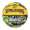 KREPŠINIO KAMUOLYS SPALDING GRAFFITI™ Žalias/Geltonas 5 DYDIS