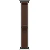 Apple 49mm Dark Umber Trail Loop - S/M - Black Titanium Finish