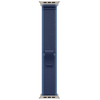 „Apple“ 49 mm mėlynas / ryškiai mėlynas „Trail Loop“ laikrodis – M/L – natūralaus titano apdaila