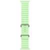 „Apple“ 49 mm neoninis „Žalias“ vandenyno spalvos apyrankė – natūralaus titano apdaila