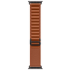 „Apple“ 49 mm terakotos spalvos „Alpine Loop“ laikrodis – didelis – juodo titano apdaila