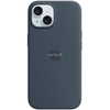 iPhone 15 Silicone Case with MagSafe - Storm Blue