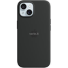 Apple iPhone 15 Silikoninis dėklas with MagSafe - Juodas