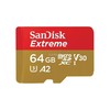 Atminties kortelė SanDisk microSDXC Extreme 64GB 170/80 MB/s A2 C10 V30 UHS-I U3