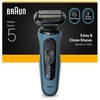 Barzdaskutė Braun Series 5 52-A1000S vyriškas skustuvas Skustuvas su tinkleliu Mėlyna