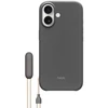 Apple „Beats iPhone 17“ dėklas su atlošu, „MagSafe“ ir kameros valdymu – granito pilkos spalvos