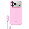 Apple „Beats iPhone 17 Pro Max“ dėklas su atlošu, „MagSafe“ ir kameros valdymu – rausvos spalvos akmenukais