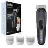 Braun | Body Groomer | BG3340 | Cordless and corded | Juodas/Pilkas