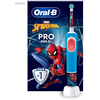Oral-B Braun D103.413.2K Vitality PRO Kids Elektrinis Dantų Šepetėlis 3+ Spiderman