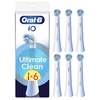 BRAUN iO RB CWF-6 Ultimate Clean Baltas 6ct antgaliai dant šepetėliui