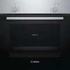 Orkaitė Bosch | Oven | HBF010BR1S | 66 L | A | Multifunctional | Manual | Knobs | Height 59.5 cm | Plotis 59.4 cm | Nerūdijantis plienas