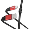 Cable Hama "Extreme" USB-A/Micro-USB 1.5m, Juodas/Raudona