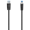 Hama USB-A – USB-B USB laidas 1,5 m juodas (002006250000)