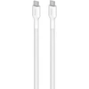 Kabelis Puro Braided USB-C/USB-C 240W, 2m, baltas