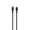 Kabelis Puro Soft USB-C/Lightning 1,5m, juodas