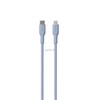 Kabelis Puro Soft USB-C/Lightning, 1,5m, šviesiai mėlynas