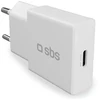 Įkroviklis SBS Mobile SBS PD Reiselader UltraSlim 30W USB-C GaN baltas