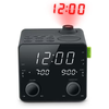 Clock radio Muse, baltas numbers PROJECTION
