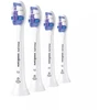 4 dalių šepetėlių galvučių pakuotė Philips Sonicare Sensitive HX6054/87, Baltos spalvos