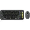 Klaviatūra LOGITECH POP ICON COMBO – GRAFITE – JAV INT'L – BT – INTNL-973