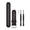 Išmaniojo laikrodžio Garmin Forerunner 230/235/630/735XT  silikoninis dirželis, Juodos spalvos