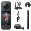 Veiksmo kameros standartinis rinkinys Insta360 X5, juodos spalvos, rinkinys dviračiui