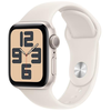 Išmanusis laikrodis Apple Watch SE GPS 40mm Starlight Aliuminio dėklas su Starlight Sport Band - S/M
