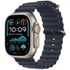 Apple Watch Ultra 2 GPS + Cellular 49mm Natural Titanium Case with Navy Ocean Band MX4D3EL/A