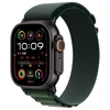 Apple Watch Ultra 2 GPS + Cellular 49mm Black Titanium Case with Dark Green Alpine Loop - Large MX4T3EL/A