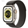 Apple Watch Ultra GPS + Cellular, 49mm Titanium Case with Black/Gray Trail Loop - M/L MQFX3UL/A