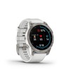 Išmanusis laikrodis Garmin epix™ (Gen 2) - Sapphire Edition | 47 mm, titano korpusas su baltu dirželiu