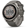 „Garmin fenix 9 Pro“ Solar išmanusis laikrodis, „inReach“, 47 mm, titano korpusas su „Pebble Pilkas“ spalvos silikonine apyranke