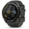 „Garmin fenix 9 Pro“ išmanusis laikrodis, „inReach“, 51 mm, anglies pilkos spalvos DLC titano korpusas su juodu ir akmenukų pilkos spalvos silikoniniu dirželiu