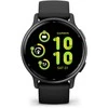 Išmanusis laikrodis Garmin vívoactive® 5, Skalūnų spalvos aliuminio apvadas su juodu korpusu ir silikoniniu dirželiu