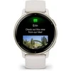 Išmanusis laikrodis Garmin vívoactive® 5 Kreminės aukso spalvos aliuminio apvadas su dramblio kaulo spalvos korpusu ir silikoniniu dirželiu