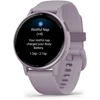 Išmanusis laikrodis Garmin vívoactive® 5 Metalinės orchidėjų spalvos aliuminio apvadas su orchidėjų spalvos korpusu ir silikoniniu dirželiu