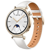 HUAWEI WATCH GT4 41mm Gold White Leather Armband