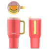 Kambukka Rio Tumbler Rožinė Papaya 950ml raudona