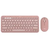 Klaviatūra ir pelė Logitech Pebble 2 Combo for Mac, rožinės spalvos