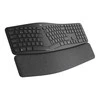 Logitech ERGO K860 belaidė klaviatūra, grafito spalvos, Skandinaviškas išdėstymas (Qwerty)
