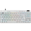 Klaviatūra Logitech G 920-013287, su laidu, USB, Magnetic-mechaninė key switch, QWERTY, LED, Baltas