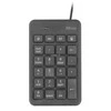 Klaviatūra Trust 22221 numeric keypad Nešiojamas kompiuteris/PC USB Juodas