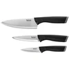 Virtuvinių peilių komplektas TEFAL Comfort, juodos sp., 9cm, 12cm, 15cm, 3 vnt.