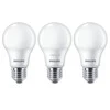 LED lemputė PHILIPS, A60, 8W (=60W), E27, 2700K, 806 lm, NON-DIM, šiltai baltos spalvos, 3vnt.