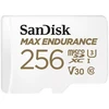 Atminties kortelė SanDisk Max Endurance microSDXC 256GB Class 10 U3 + Adapter