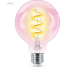 Lemputė Wiz Philips Smart WiFi Filament Clear G95 RGB | E27 | 6.3 W | Full colour