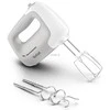 Plakiklis TEFAL | Hand Mixer | HT450B38 | Hand Mixer | 450 W | Greičių skaičius 5 | Turbo mode | Baltas