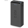 Power Bank 20.000 mAh Greitas įkrovimas, 2 USB By SBS Juodas