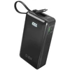 Nešiojamoji baterija SBS 10000 mAh 20W su integruotu USB-C laidu ir skaitmeniniu ekranu - juodas